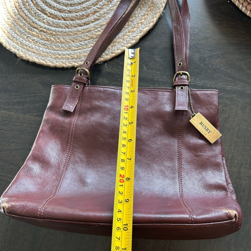 Authentic VINTAGE BUSBY & FOX Leather Purse - Picture 8 of 8